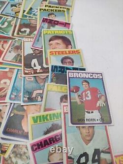 Topps Football Cards Set 1972 All Common Cards 154 Total