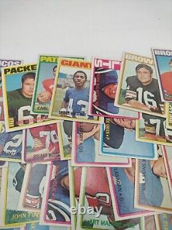 Topps Football Cards Set 1972 All Common Cards 154 Total