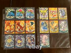 Topps Pokemon Series 1 2 & 3 Complete Set all 151 Pokémon cards with Charizard