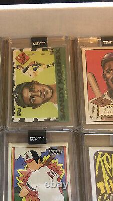 Topps Project 2020 Complete Set 1-400 all cards In Hand Ermsy Trout With Boxes