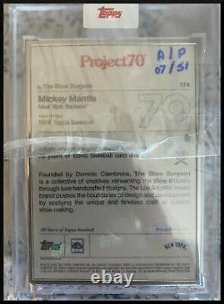 Topps Project 70 Mickey Mantle Set -ALL 1st 15 Artist Proofs /51 & More 1/1 Set