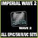 Topps Star Wars Card Trader Imperial Forces Wave 2 All Epic/sr/r/uc Sets / New