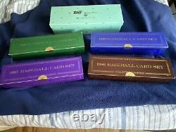 Topps Tiffany Baseball Card Set Lot ALL SEALED! 1986 1987 1988 1989 2000 READ