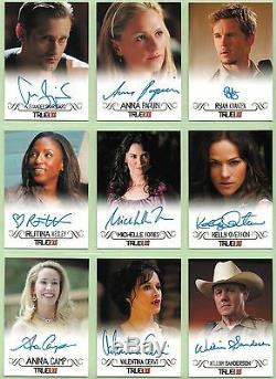 True Blood Archives Ultimate Master Card Set All Autograph Costume Promo Binder
