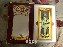USED Bandai 1999 Card Captor Sakura All Clow Card Set Case Game Card Key Japan