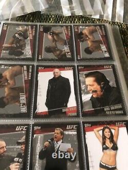Ufc Topps 2010 FULL COMPLETE SET OFF 200 CARDS PLUS ALL 5 SUB SETS =79 CARDS