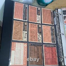 Vintage 1960's 70's HOF ALL STAR Baseball Card Collection in Binder, 36 Cards