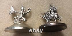 Vintage Sterling Silver Thailand Siam Place Card Holders Set Of 8 All Different