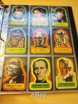 Vintage Topps Star Wars Trading Card Complete Set Collection All 3 Films 1977