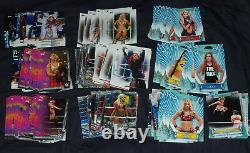 WWE Topps Women's Division 2017 2018 2019 = All Three 100 Card Complete Sets