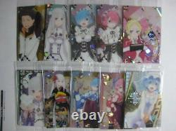 Wafer Card Re Zero Holo Foil Stamping All 10 Kinds Full Comp Set Immediate Japan