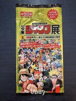 Weekly Shonen Jump All star card collection Vol1/Vol2/Vol3 Set Bandai Japan New