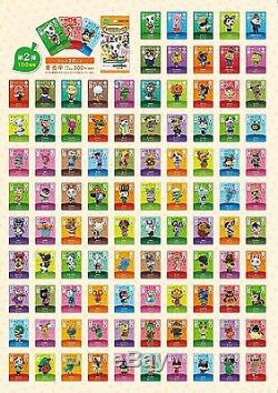 Wii U 3DS Animal Crossing amiibo Vol. 2nd ed All 100 Cards Complete Set JAPAN F/S