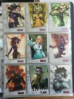 Women of Marvel Series 2 Full Diamond set all cards out of /10