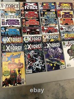 X-force 1-129 Full Set (ALL 5 #1)+ Annuals 1 2 3, Deadpool Rookie Card (XF01)