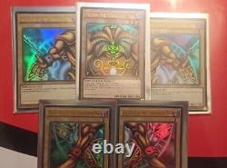 YuGiOh! Exodia the Forbidden One Set All 5 cards/pieces Brand New Mint Cards