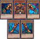 YuGiOh SET of all 5 Exodia cards Yugi's Legendary Decks YGLD Ultra 1st MINT